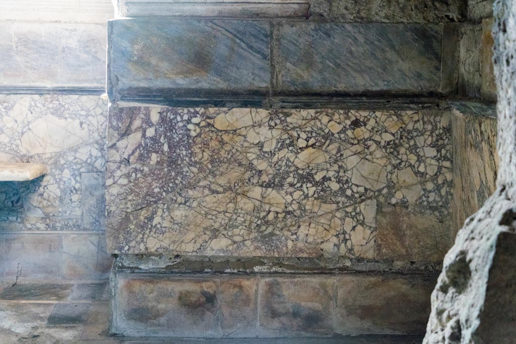 Herculaneum Suburban Baths. October 2023. Tepidarium, south wall in south-west corner. Photo courtesy of Johannes Eber.